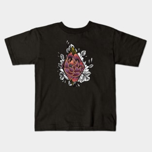 Geometric peony Kids T-Shirt